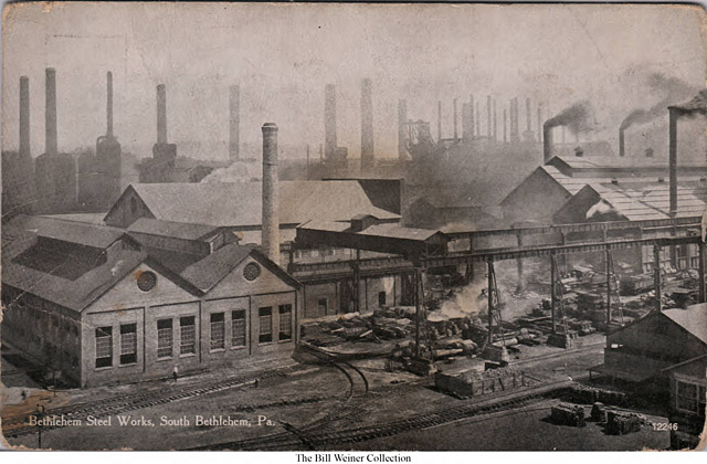 Vintage Bethlehem Steel : Bethlehem Steelworks, 1907