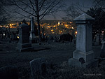 Lambertville from Mount Hope Cemetery