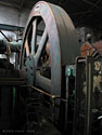 Engine room flywheel