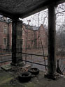 Pennhurst view from rotten porch